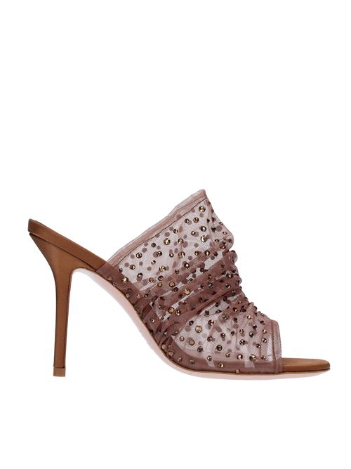Mules modello LAINY 100 TULLE in tessuto e strass GEDEBE | LAINY 100 TULLEMARRONE